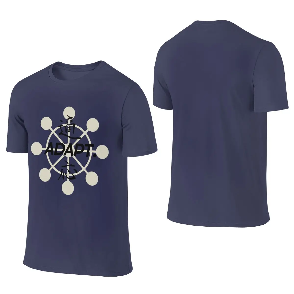 JJK Adapt - Mahoraga Dharma Wheel Comfortable Reversible T-shirt Basic Commuting   Tee