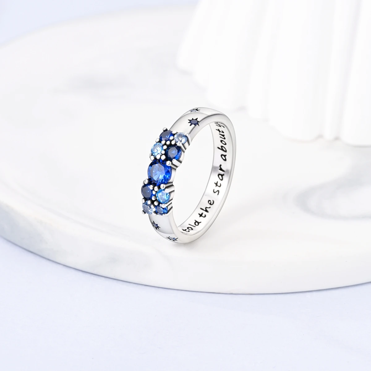 925 Sterling Silver Wide Rings For Women Cocktail Ring Palm Turtle Paw Heart Wedding Anniversary Fine Jewelry Gift image 5