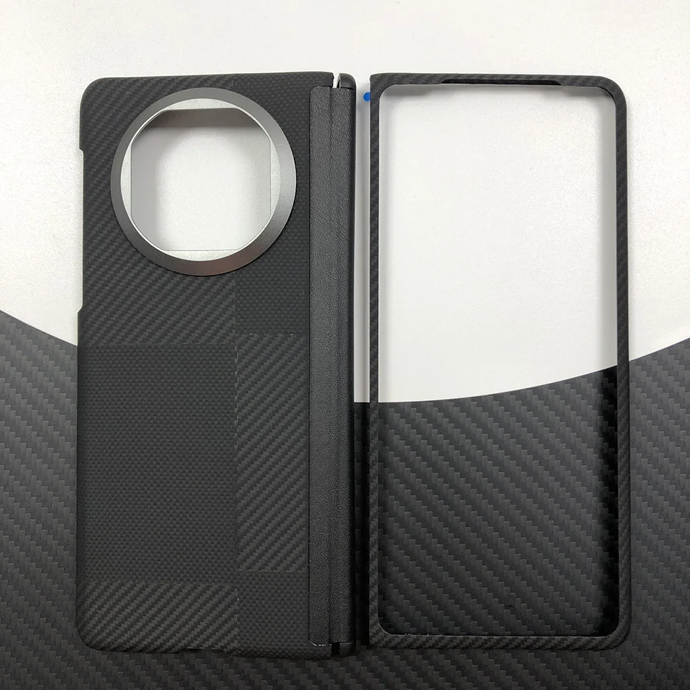 

Phone black case for HUAWEI Mate X5 x5 MX5 Kevlar case Aramid Carbon Fiber case Magnetic Wireless charging