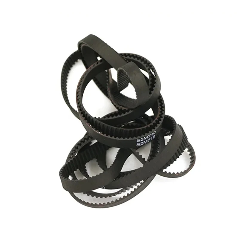 S2M closed loop rubber S2M timing belt S2M-710 Teeth 355 Length 710mm width 6/9/10/12/15mm 3D printer belt