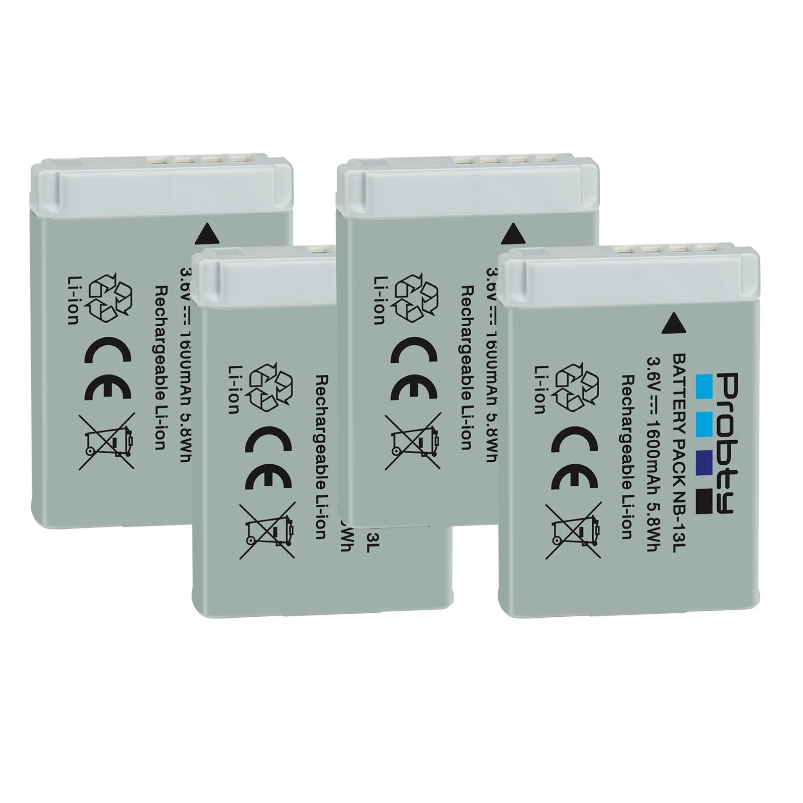 NB 13L NB13L NB-13L 1600mAh Battery for Canon PowerShot G5X G7X G9X G7 X Mark II G9 X,SX620 SX720 SX730 HS Batteries