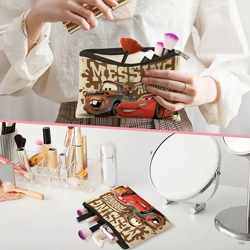 قطعة واحدة من حقيبة القابض النسائية ذات الطابع الكرتوني لفيلم ديزني الكلاسيكي - حقيبة بسحاب لطيفة ومتعددة الاستخدامات للنساء، حقيبة تخزين المجوهرات، حقيبة مثالية للسفر بسحاب - هدية عيد ميلاد ممتعة #4