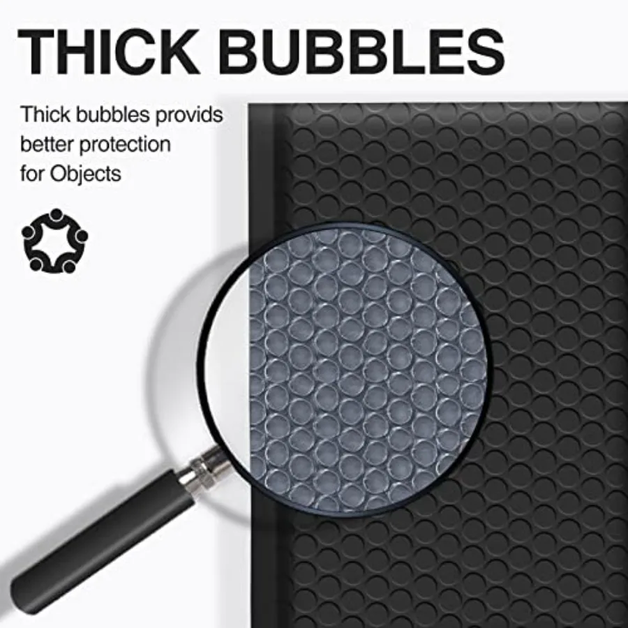 Bubble Mailers 3.5x6.5 Inch Black 50 Pack Padded Envelopes Usable Size 3.5x5 Small Business Mailing Packages Self Seal Adhesive - view 4