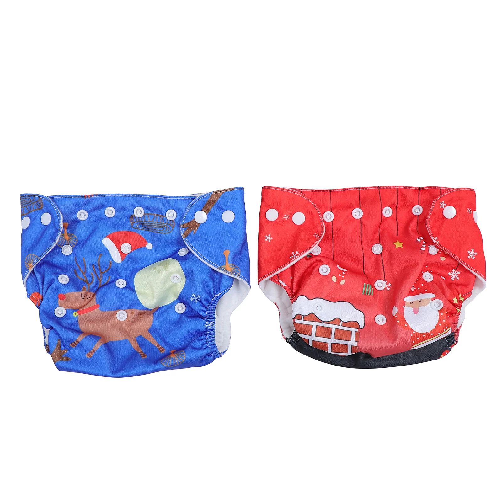 

Breathable Nappy Pants Christmas Baby Outfit Diapers Newborn Briefs Pul Waterproof Cloth Potty Training