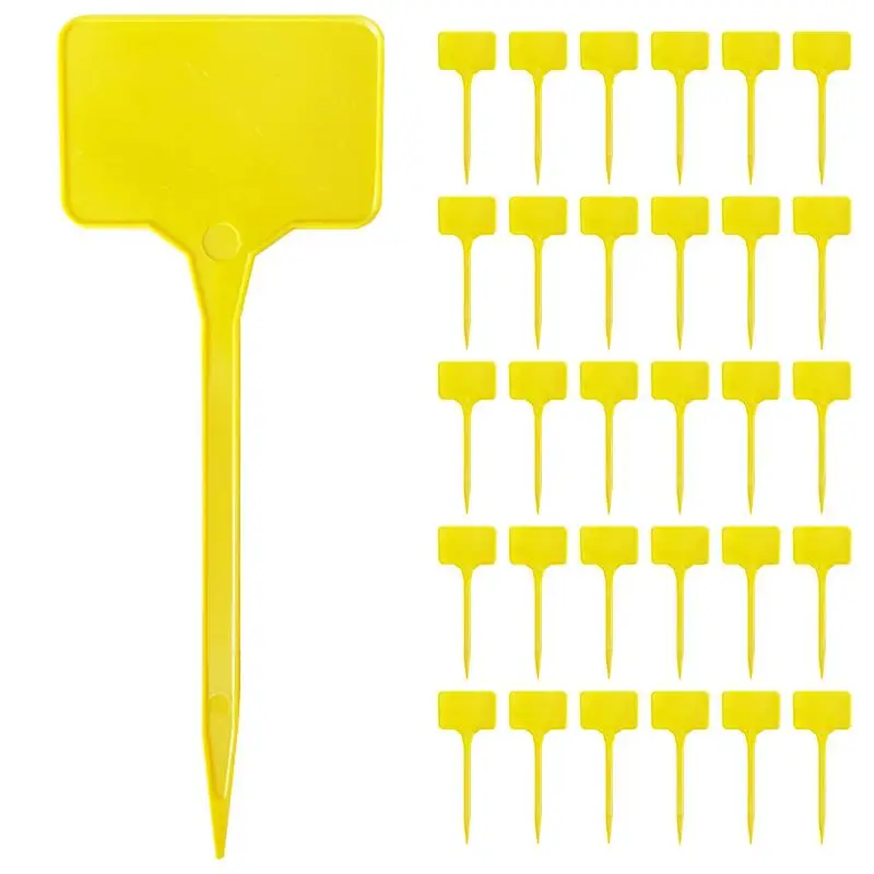 

Этикетки для растений, 100 шт., Т-образные маркеры для суккулентов, этикетки для рассады, вывеска с именем для детской комнаты, записываемые бирки для садовых растений для суккулентов
