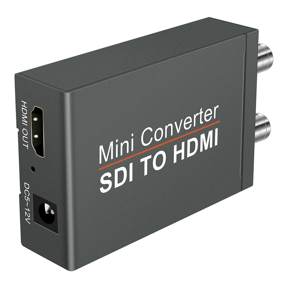 Adapter konwertera SDI na HDMI z pętlą SDI 1080P60hz SD/HD/3G SDI Konwerter audio-wideo do projektora kamery SDI DVR