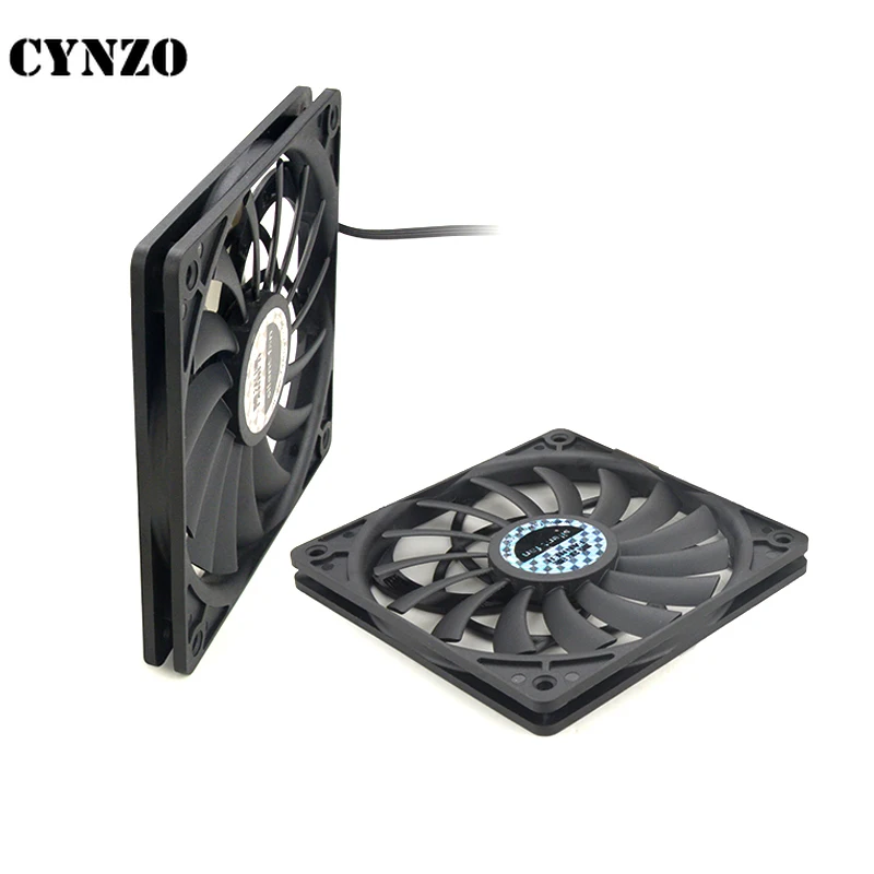 Ultra-thin 12mm Thickness Cooling Fan For ITX Case,12cm PC Cabinet PSU Cooler PWM 4PIN Temperature Control 120mm Mute 2000RPM