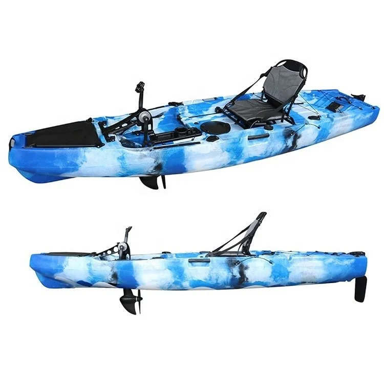 Vicking New Design Customrizd Fishing Single Seat Pedal Kayak 1 Piece Lakes & Rivers Plastic Customized Canoe 3 Pcs 2 Years 37kg