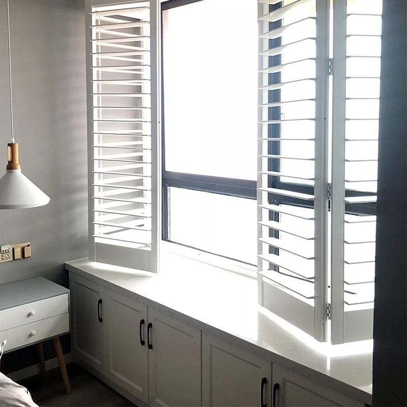 Modern Interior Window Shutters Exterior Plantation Shutters Doors PVC Window Shutters Blinds