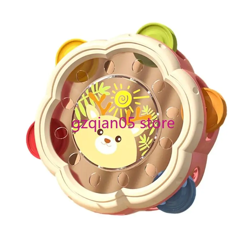 N7me Interactive Baby Drum con suoni tintinnanti giocattolo musica per scuola materna