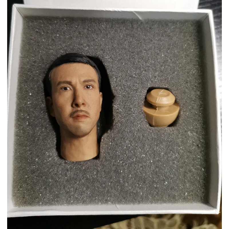 Rzeźba głowy męskiej w skali 1/6, sztuki walki z Hong Kongu HP-0026 Donnie Yen, model do rzeźbienia, pasuje do ciała figurki akcji 12 cali.