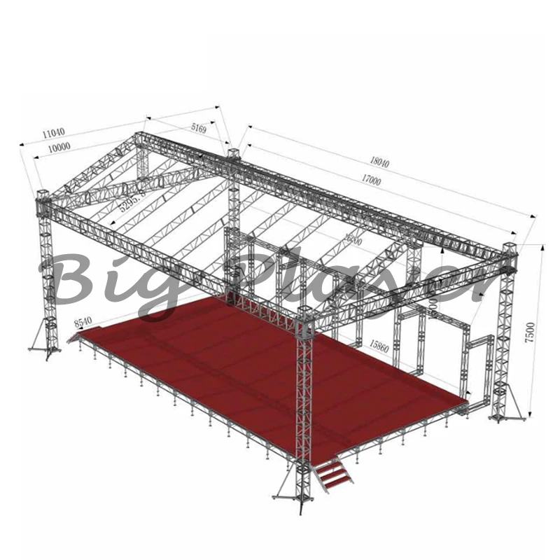 

Aluminum Alloy Truss Stage Lighting Frame Wedding Gantry Frame Exhibition Display Frame Film and Television
