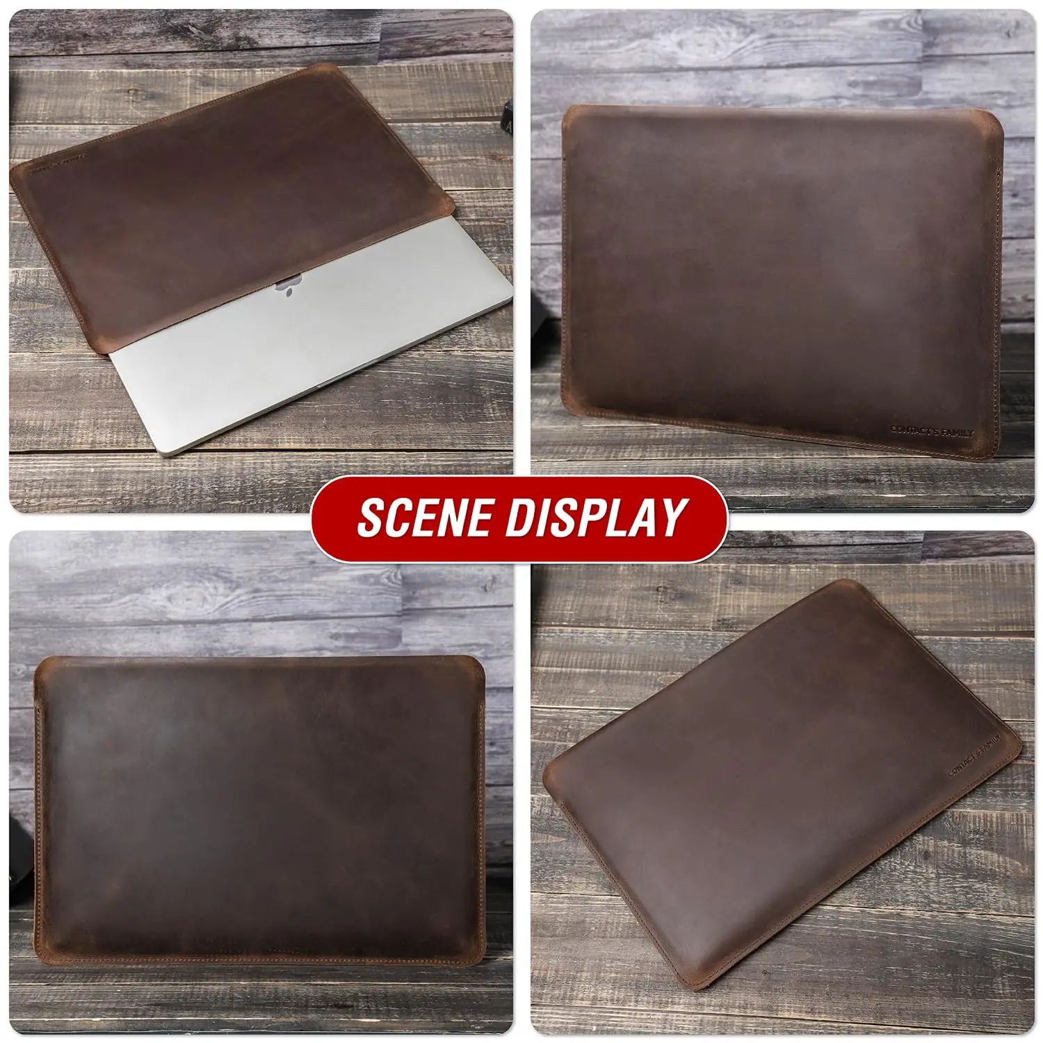 Top Grain Leather 13.3