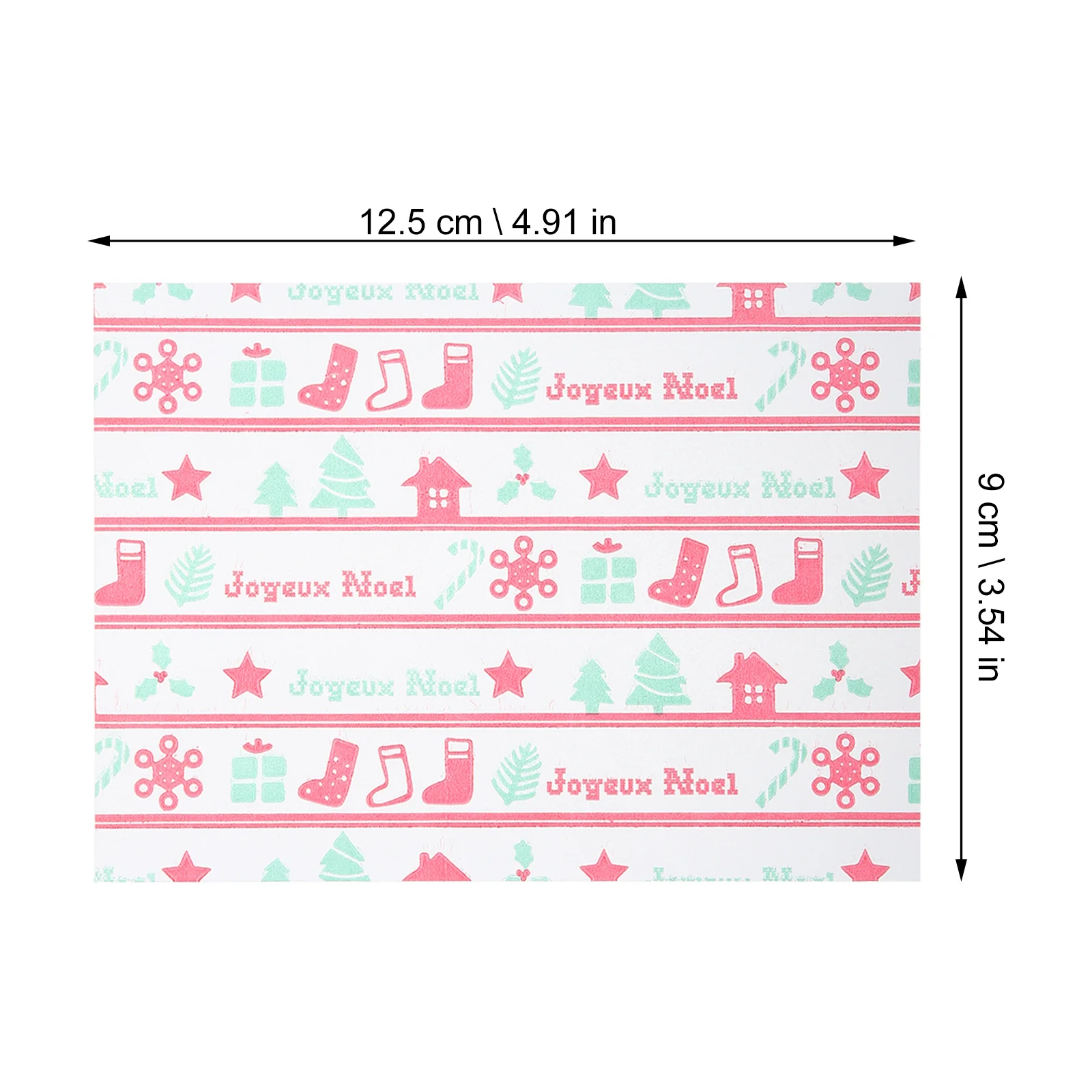 

500 Sheets Christmas Candy Wrappers Creative Wraps for Homemade Chocolates Nougat Sweets Xmas Treats Packing Paper