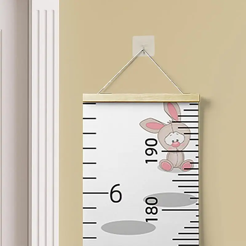 Kids Growth Chart Fabric Canvas Height Measurement Ruler Hangings Ruler Wall Decor For Kids Nursery Dorm Office Store Fabric