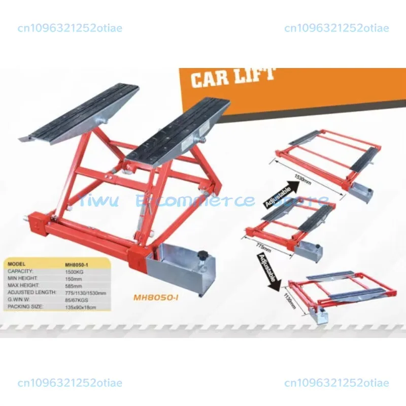 

Hot Sale 1500kg Tilting Car Lifts Electric Mechanical Scissor Car lift for car service MR8050