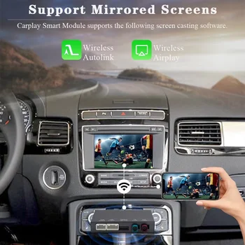 Bezdrátové rozhraní BONROAD CarPlay s Androidem pro Volkswagen VW Touareg RNS850 2010-2018 Mirror Link Airplay BT GPS dekodér 8 nejlepší prodej příslušenství k Touaregu - №5