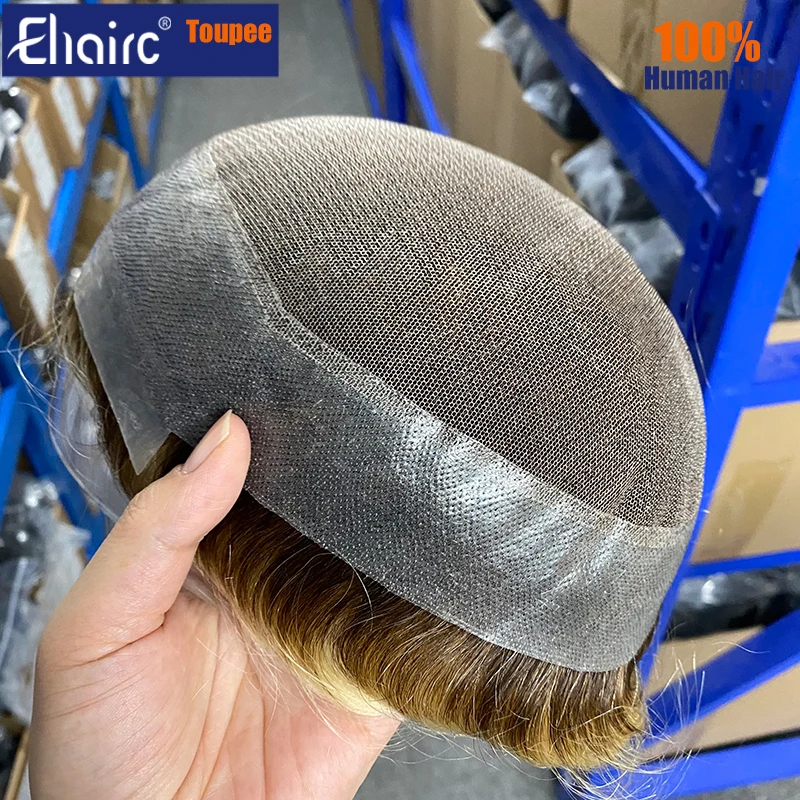 

Коричневый корень Австралия ---- Мужской протез волос, парик, мужской кружевной и дышащий мужской парик из искусственной кожи для мужчин, мужской парик с натуральной линией волос