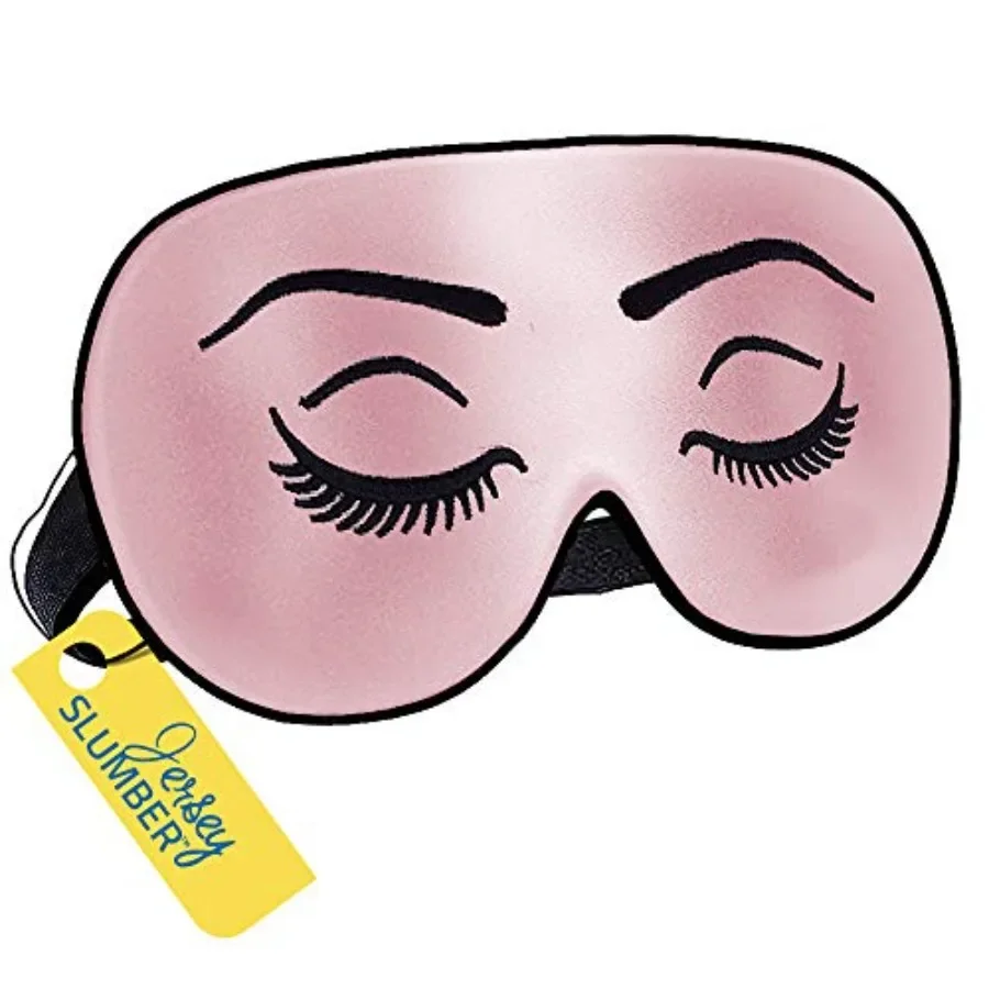 

Silk Sleep Eye Mask for Men Women, Comfortable Super Soft Eye Mask with Adjustable Strap, 100% Pure Silk, Works with Every Nap