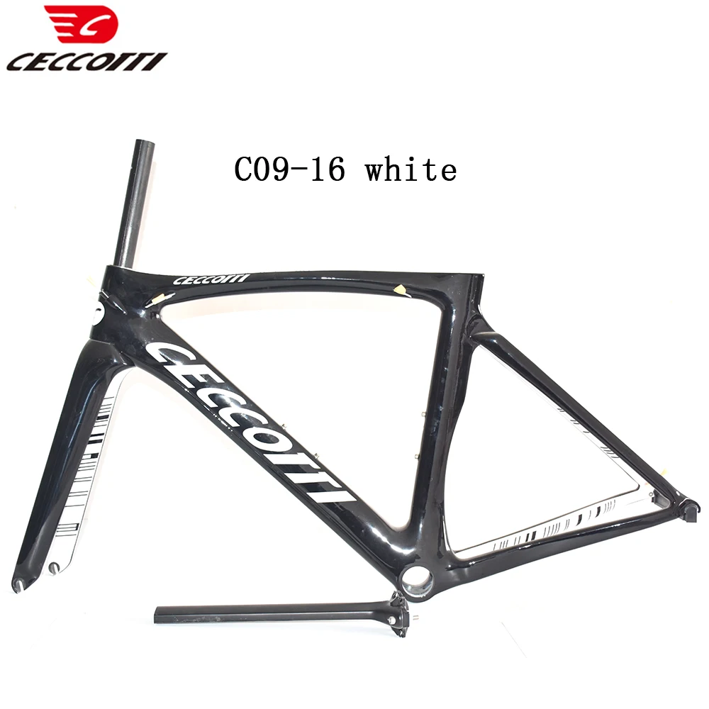 

CECCOTTI-Carbon Road Bike Frame, BSA Bottom Bracket, 700CC, T1000, Customized Frame Accessories, 2024