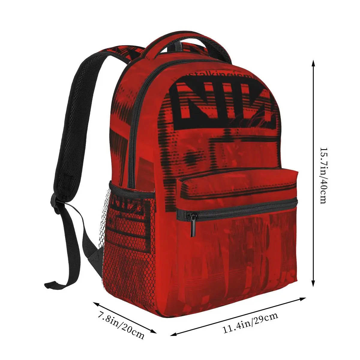 HOT Nine Inch Nails Peel It Back Tour Merch Backpack Hot Sale Daypack Kids BookBag School Bag Shoulder Bags for Men Women