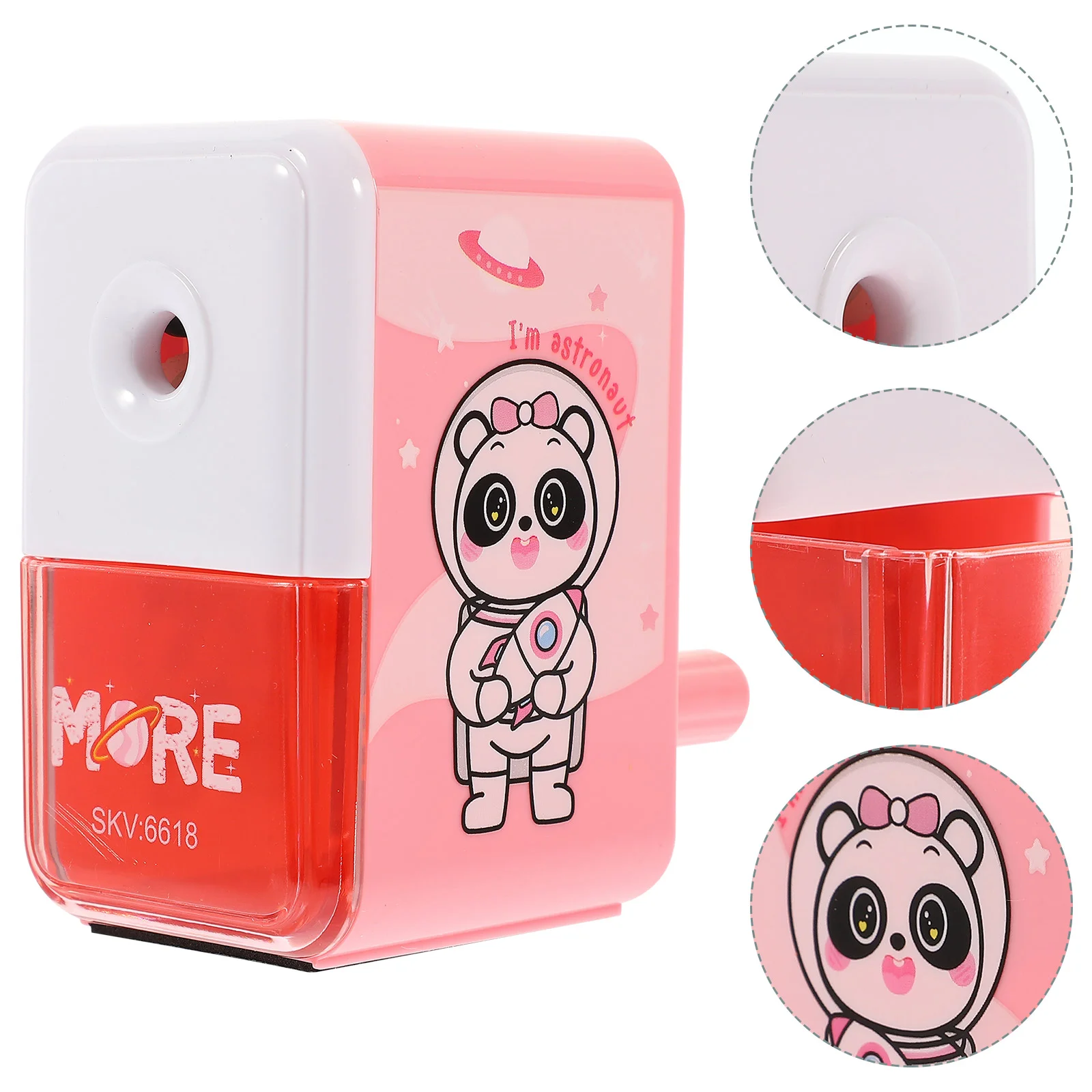 Pencil Sharpener Students Adorable Hand Small Kids Lovely Sharpeners Convenient Supply Manual Cartoon