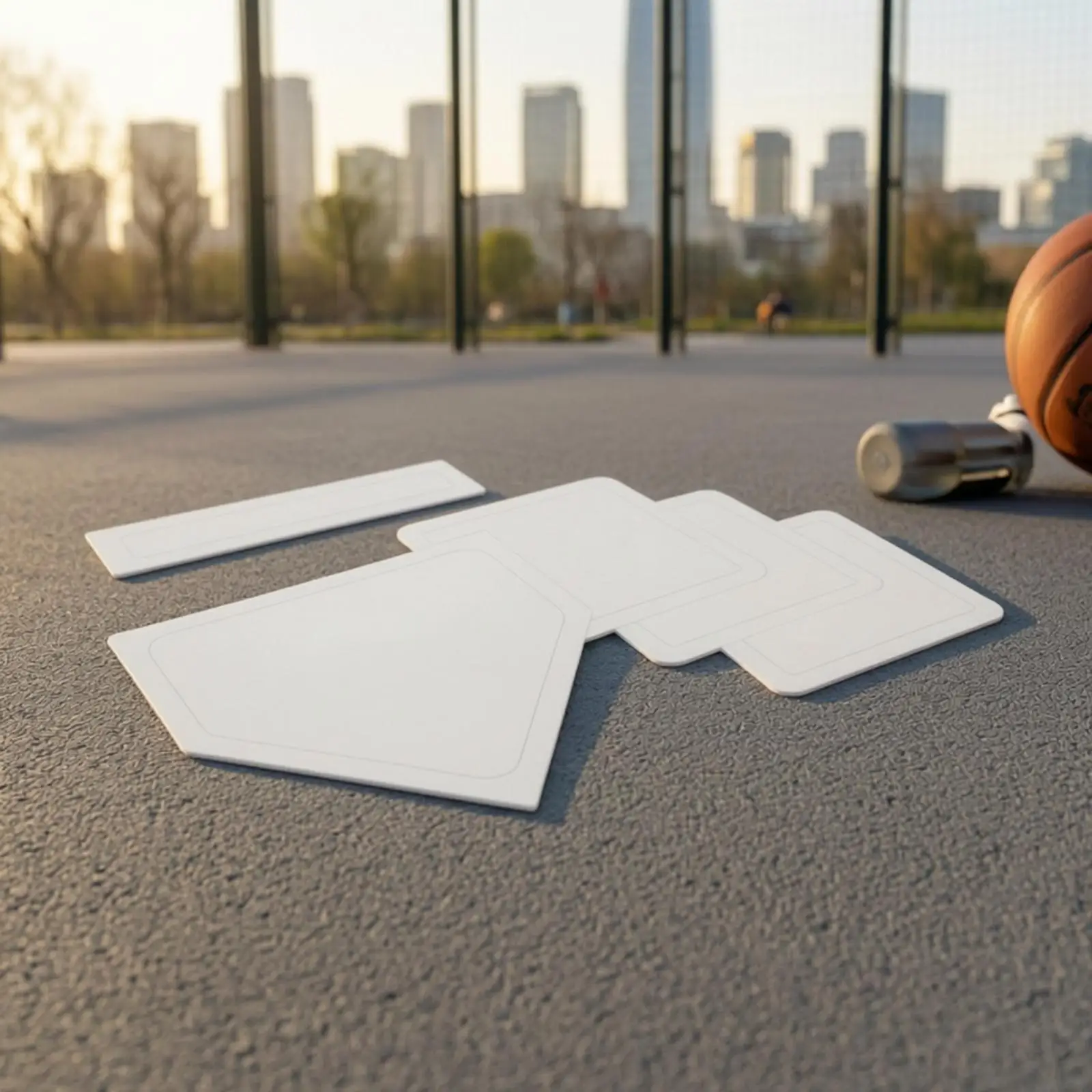 Flexible Baseball Base Pad 41cm Square TPE for Sportspeople Practice Equipment