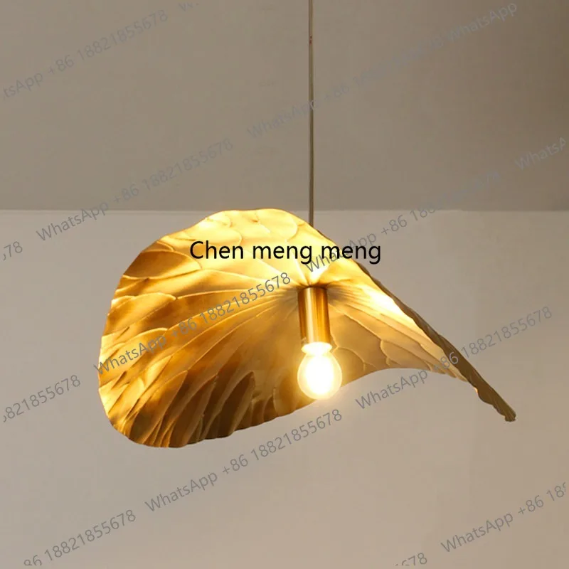 

Изысканная медная люстра для столовой, гостиной, спальни, отеля, гостевого дома, чайной комнаты, люстра в стиле лотоса, роскошная, в стиле лайт-люкс.