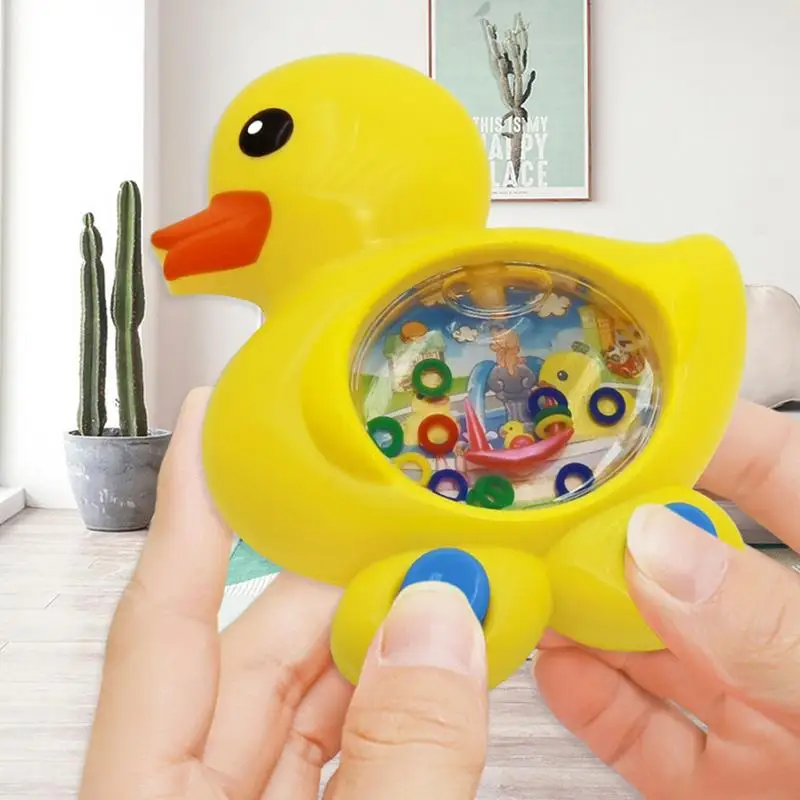 Water Machine Vintage Toys Special Spinning Water Ring Toss Child Handheld Game Machine Parent Child Interactive Retro Game Toys