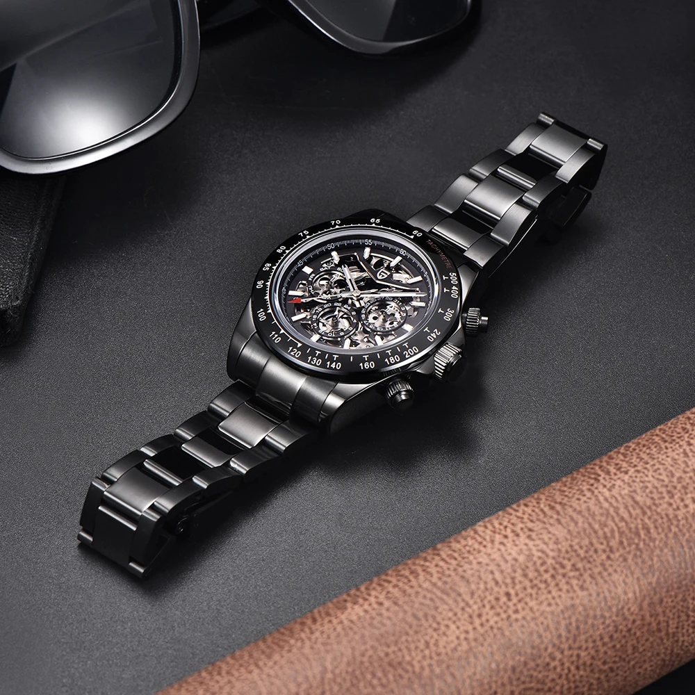 PAGANI DESIGN 2026 New Men's Automatic Mechanical Watch Stainless Steel 100m Waterproof Luxury Casual Watch for Men Reloj Hombre