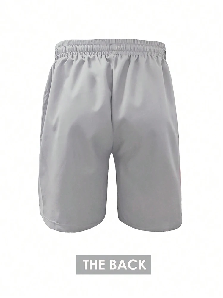 Grey Men'S Running Shorts Athletic Workout Gym Sports Shorts For Men'S Running, Fitness, Quick Drying, Casual Capris