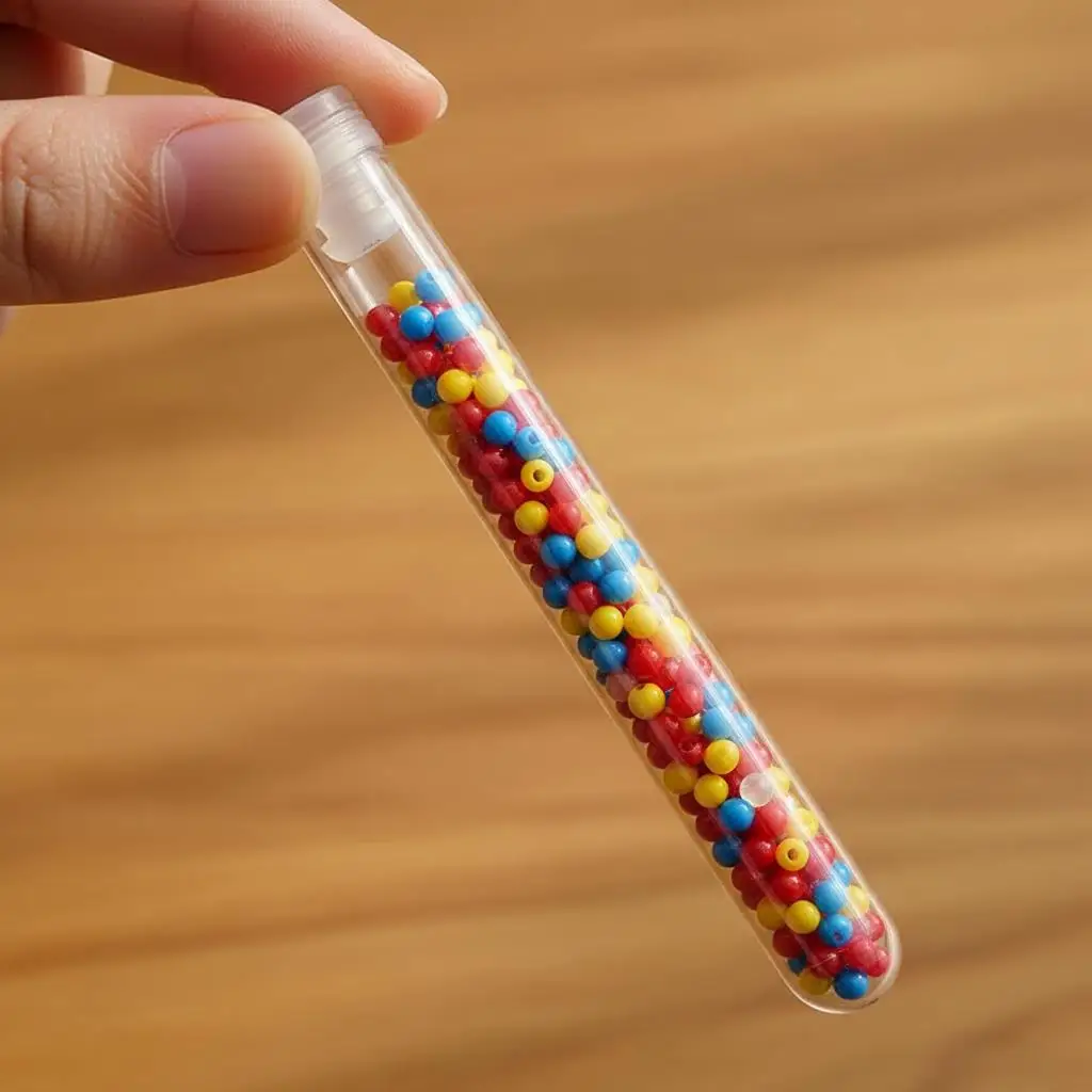 

50Pcs/LotPowder Craft Plastic Bottle with Cap Translucent Test Tubes 15x150mm Pill Liquid Capsule Storage Vials Sample Container