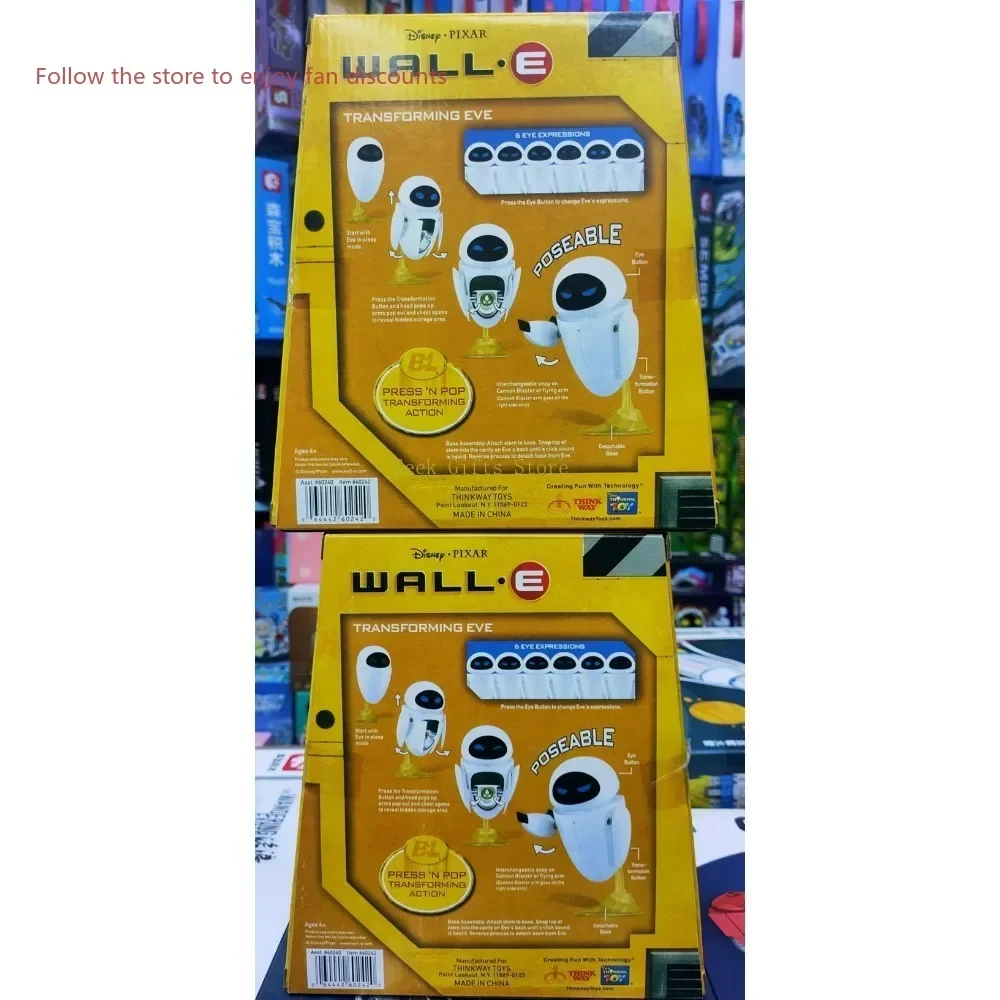 Auf Lager Roboter Mobilisierung Wand Transformation Eva Freundin Ändernden Augen Bewegliches Modell Action-figuren Spielzeug Sammlung Geschenke