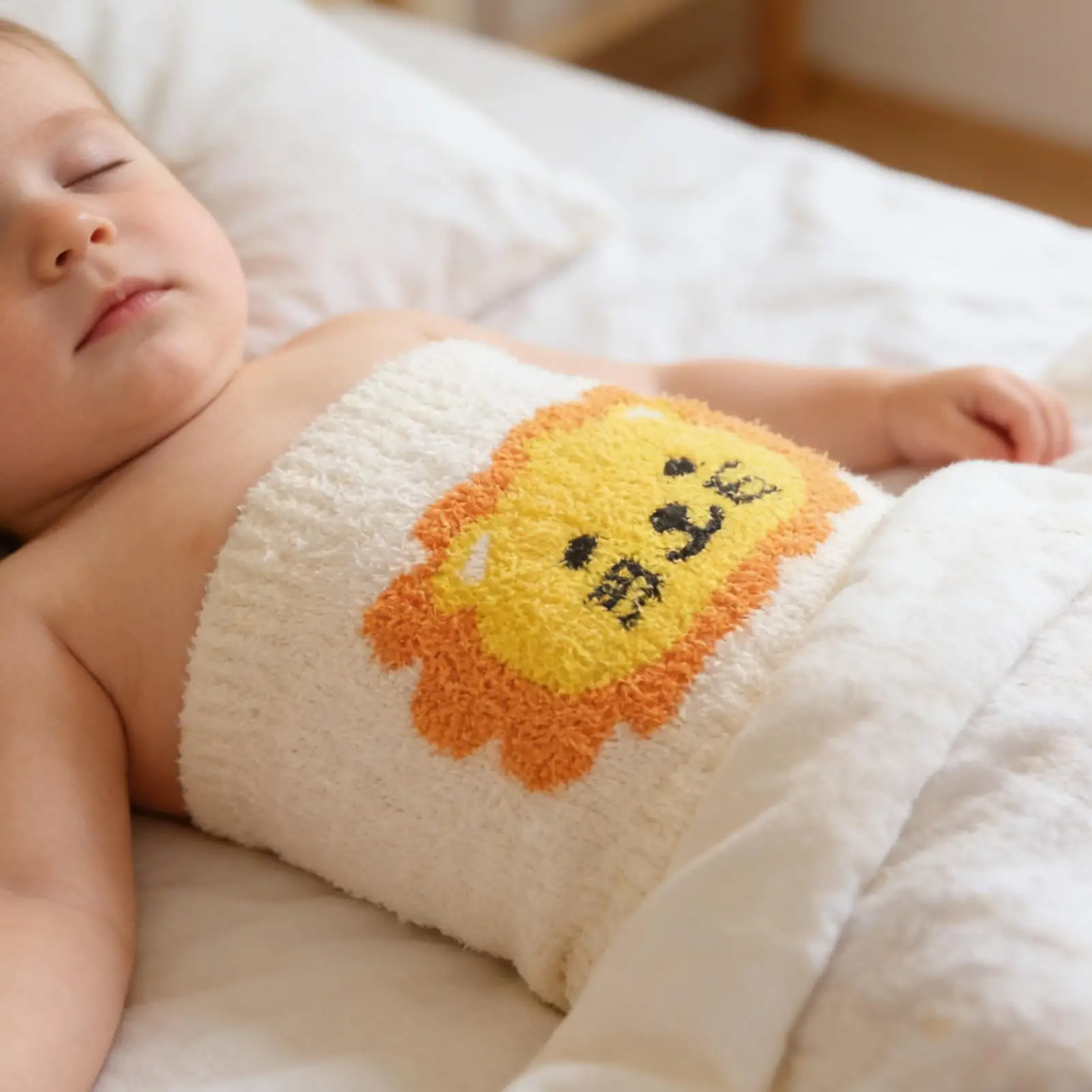 

Kids Belly Belt Cute Plush Thermal Waist Support Winter Waist Support Belly Wrap For Relief Comfort Cold Weather Indoor Nursery
