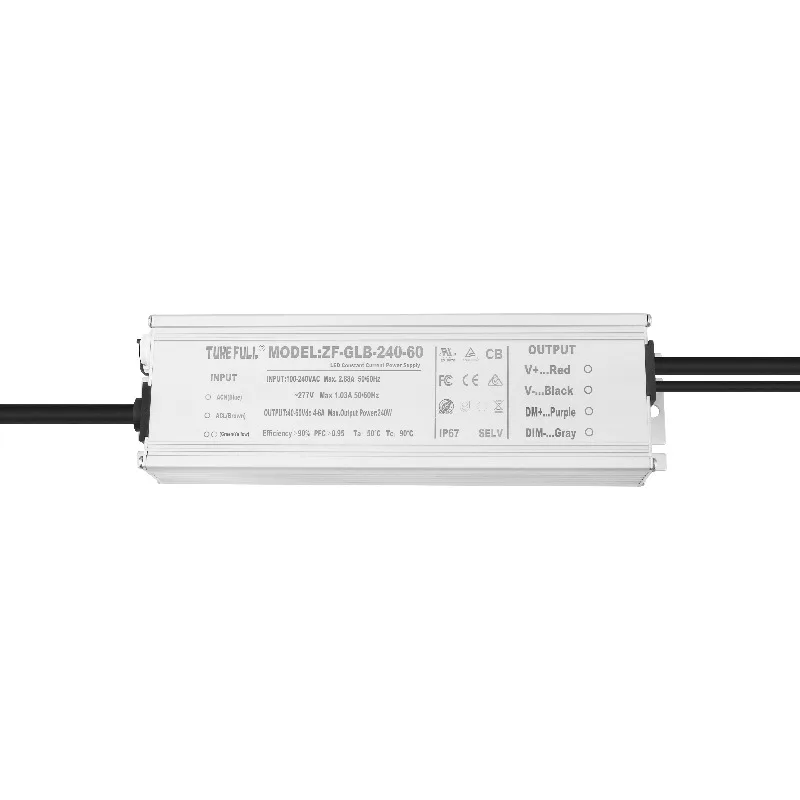 240W Grow Lighting Series  LED DRIVER Power Supply for Grow Light Street Light
