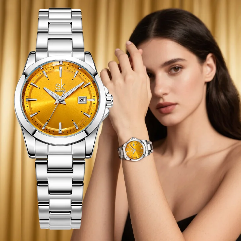 Montres pour femmes montres à quartz en acier inoxydable de luxe léger montres pour femmes nouveaux modèles de luxe pour femmes