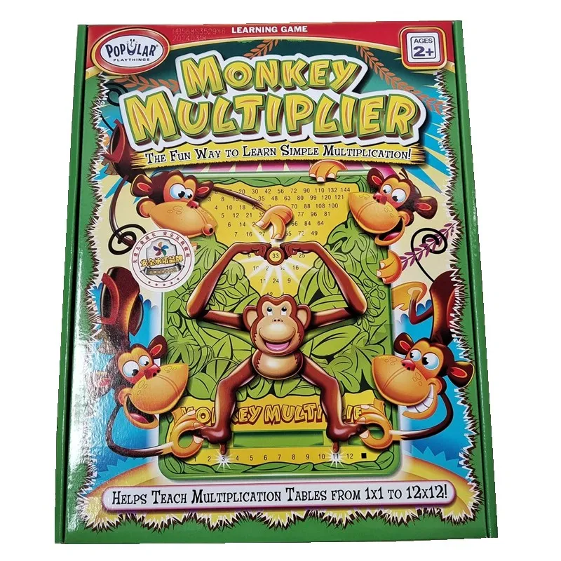 Monkey scales Naughty little monkey learns multiplication Pairing Children's scales Toys Math Early education Puzzle play