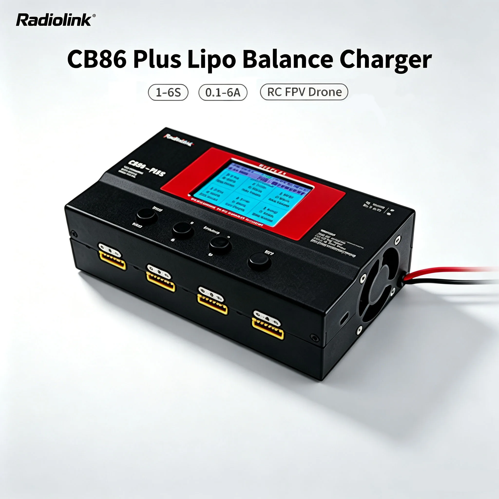 Radiolink CB86 Plus 1-6S Lipo Balance Charger 0.1-6A Professional Charger For RC FPV Drone Helicopter
