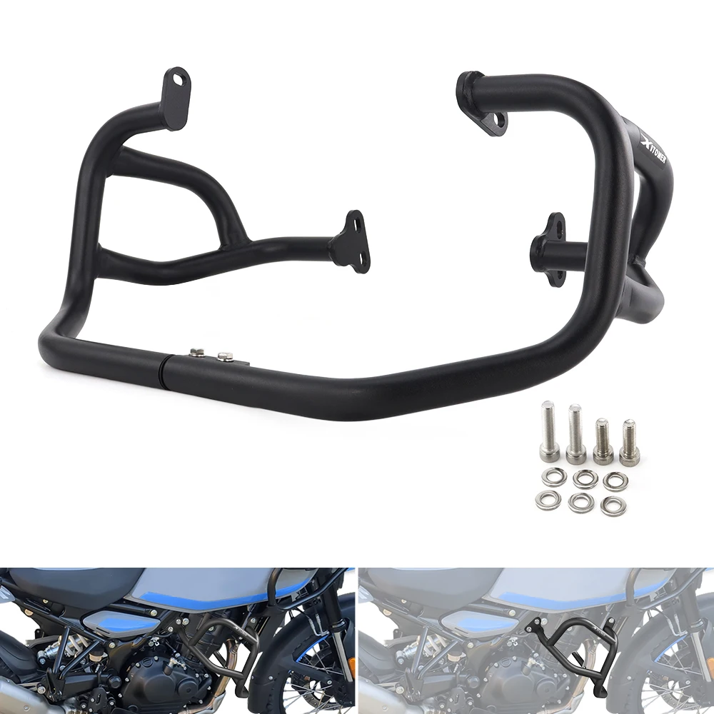 

Fit For Royal Enfield Himalayan 450 2024-2025 Motorcycle Steel Highway Crash Bars Protection Engine Guard Bumper Crash Cages