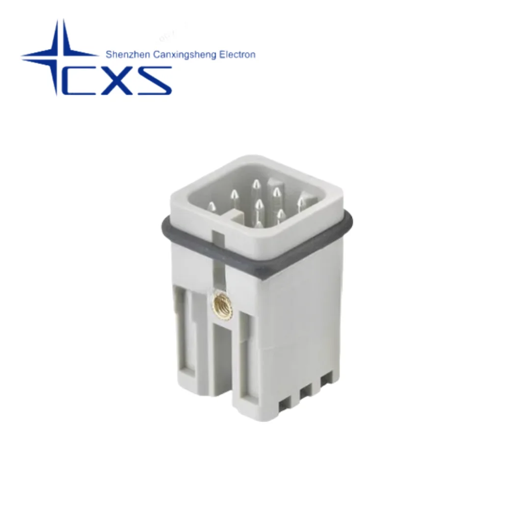 1 piece 09360082632 HARTING connector - Quick male core HAN-8D-M-QL, original and genuine product, 10A capacity
