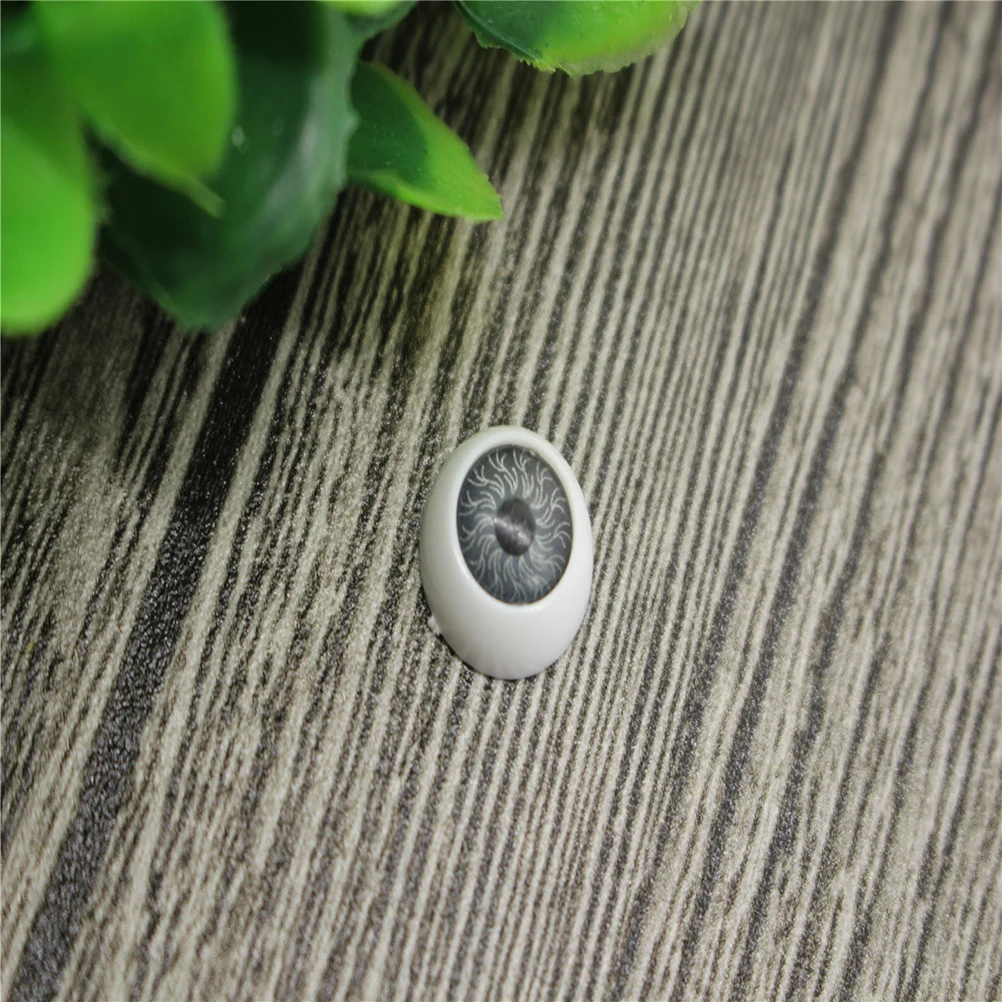 100Pcs DIY Crafts Eyes Accessories 1.2x1.2cm Lifelike Plastic Eyeballs for Art Projects Festival Home Decorations Mixed Color