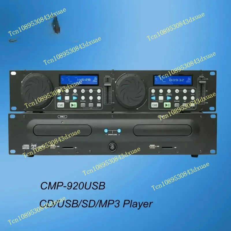 

19-дюймовый двойной профессиональный DJ-плеер CD/USB/SD/MP3