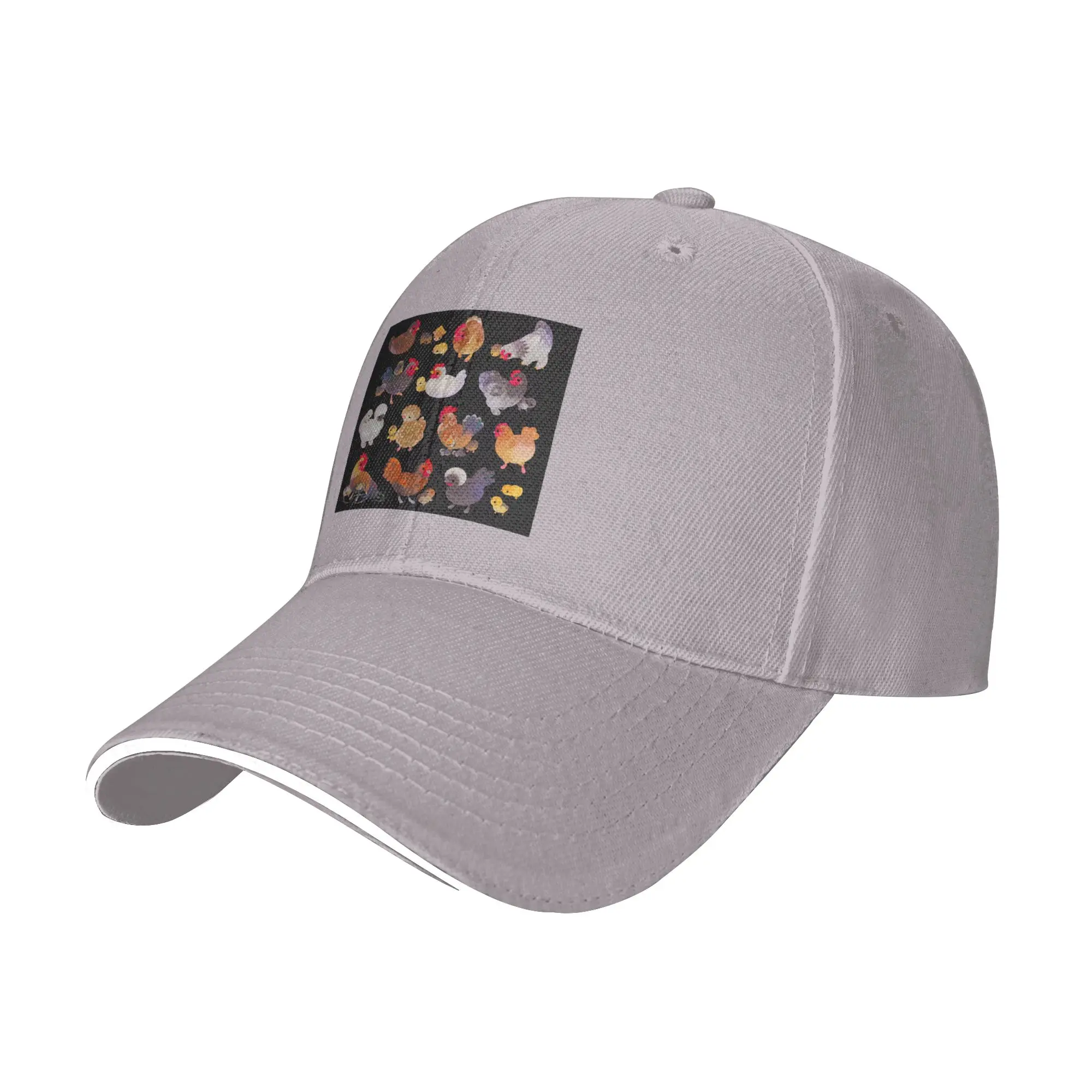 Chicken and Chick - dark Cap Fashion Casual Baseball Caps Adjustable Hat Hip Hop Summer Unisex Baseball Hats Customizable