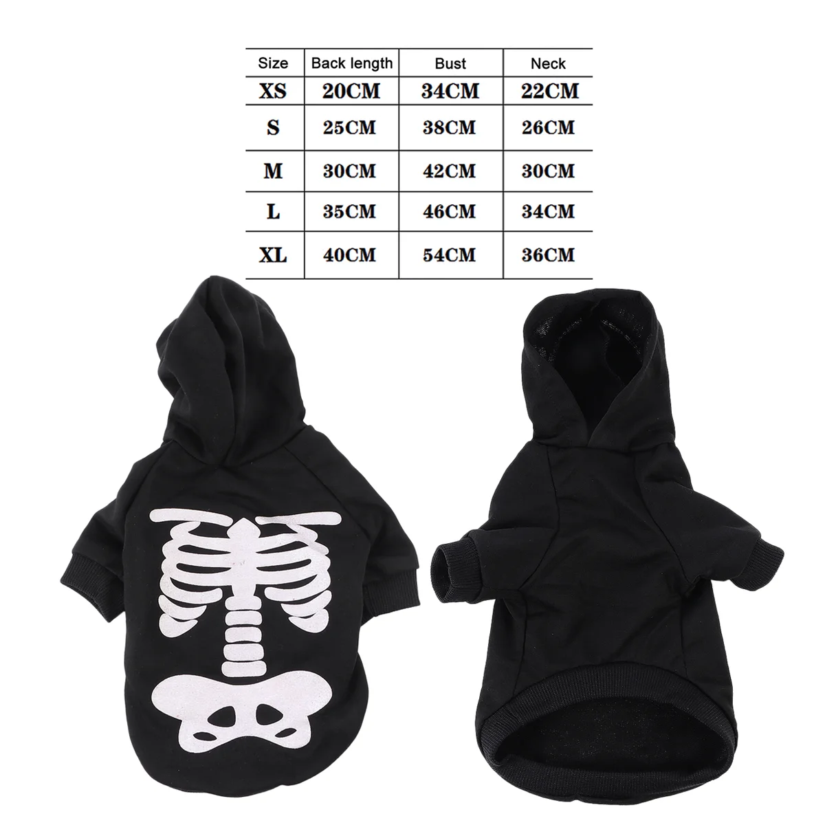 Halloween Pet Costumes Puppy Skull Pattern Clothes Dog Garment Cosplay Pjs Night Glow Outfits Machine Washable No Odor