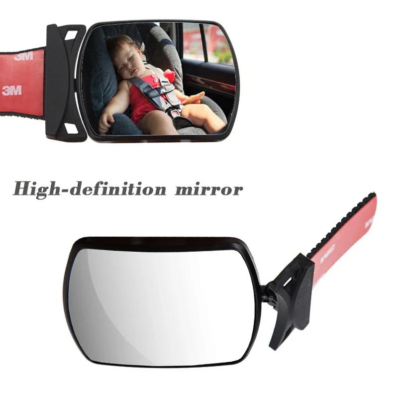 1PCS Mini Safety Car Back Seat Baby View Mirror Adjustable Baby Rear Convex Mirror Car Baby Kids Monitor Rearview Mirror