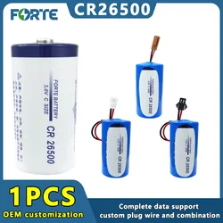 Forte 1Pcs CR26500 26500 3V C Size Lithium Battery For Intelligent Water Meter Flow Meter PLC CNC Machine Tool Servo Device LoT