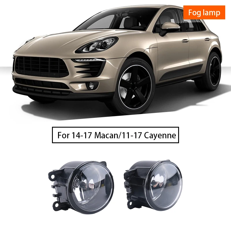 

95563116300 1 Pair Car Front Bar Fog Lamp for Porsche Cayenne 958 2011-2017 Macan 95B.1 2014-2017