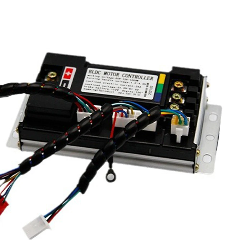 DC Sepeda Listrik Pengendali Motor FOC Tanpa Sikat Pengendali Motor 48V 60V 72V 1200W Pengendali Motor Kendaraan Listrik Gelombang Sinus