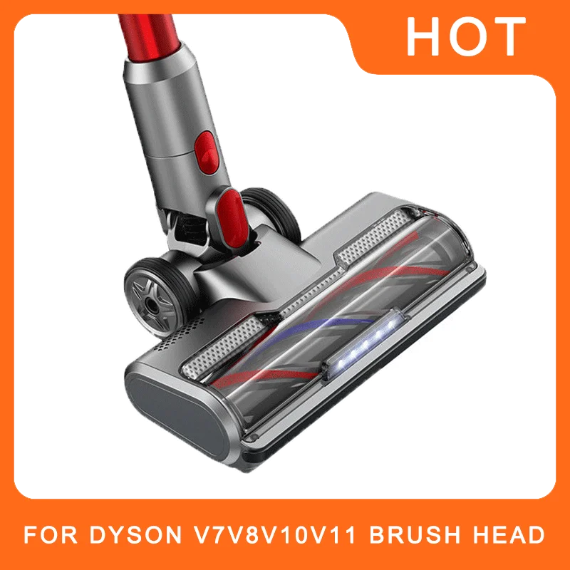 

For Dyson vacuum cleaner electric floor brush suction head floor brush soft velvet rolling brush head v7V8V10V11 accessories