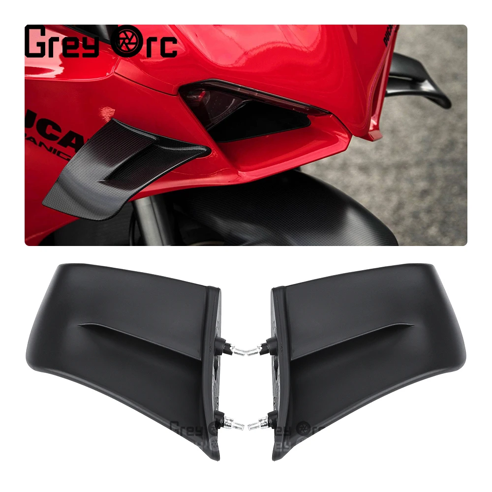 

Аксессуары для мотоциклов, комплект аэродинамических крыльев, спойлер, дефлектор, обтекатель для Ducati Panigale V4 V4R V4S 2022 2023